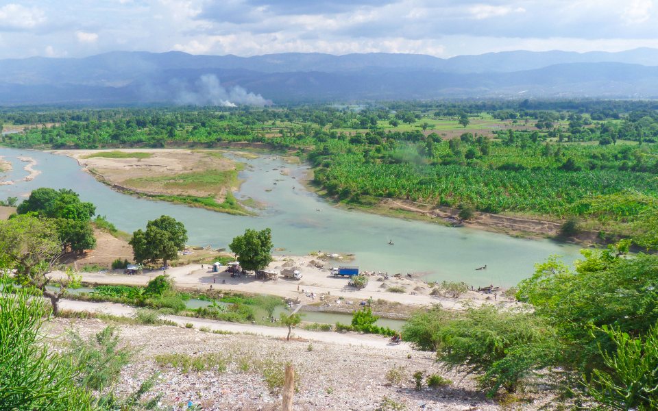 The Artibonite River near Saint-Marc, Haiti, in 2021
