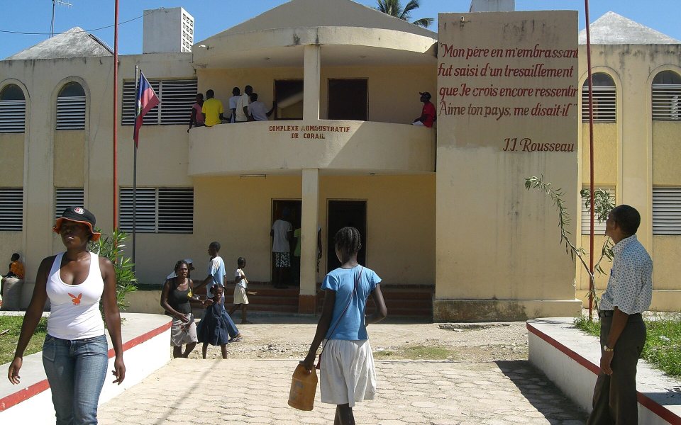 The administrative centre in Corail, in the Grand'Anse, in 2007