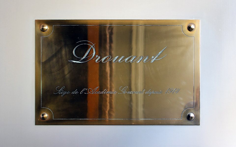 The Drouant restaurant in Paris, where the Goncourt Prize is announced