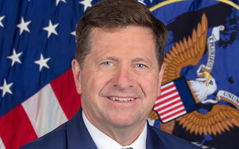 Jay Clayton, U.S. director of national intelligence, in his official portrait