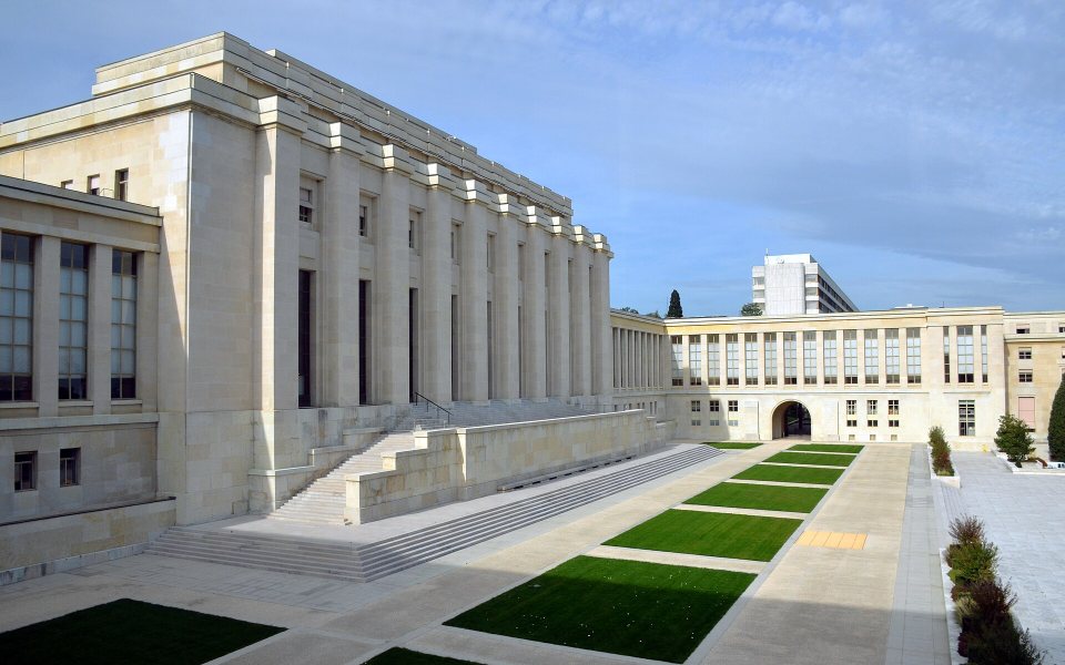 The Palais des Nations, the United Nations offices in Geneva