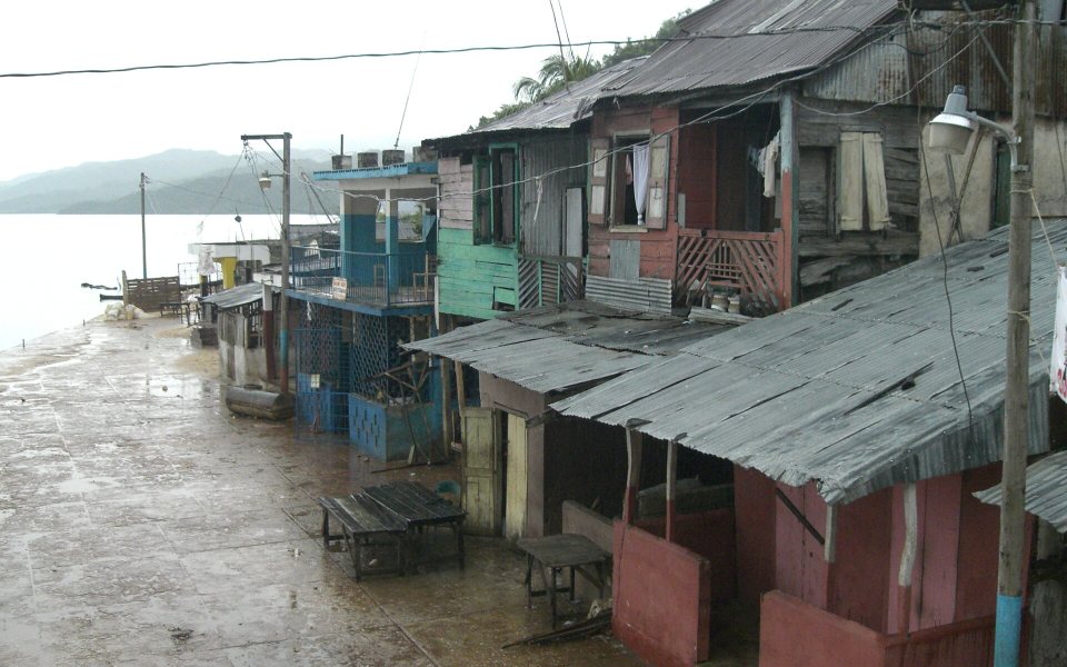 The town of Pestel, in the Grand'Anse department, in 2005