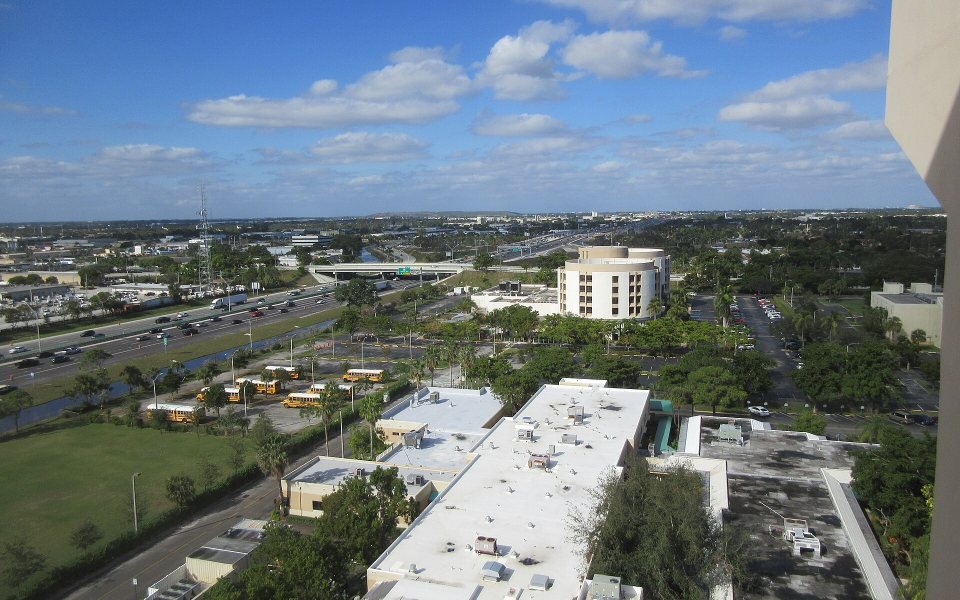 Pompano Beach, Florida, seen from above in 2018